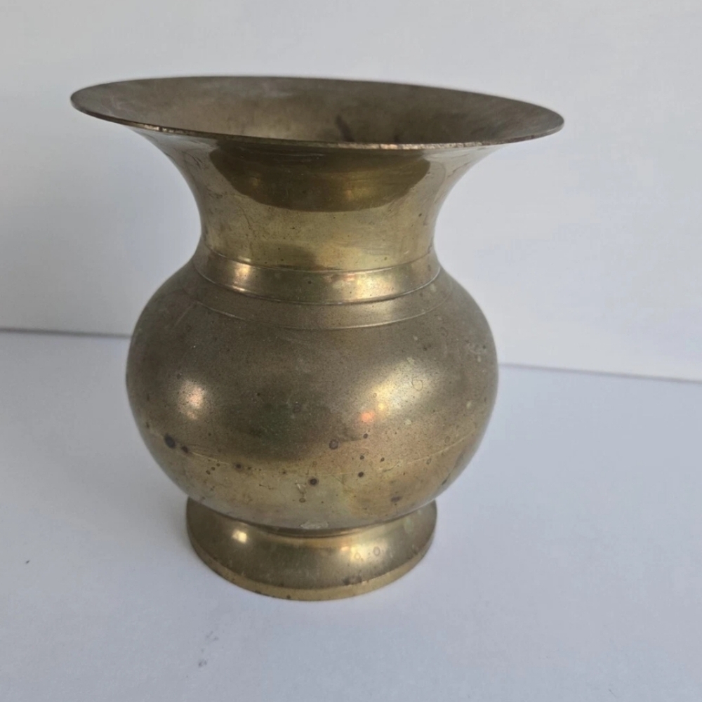 Brass Vase Vintage India